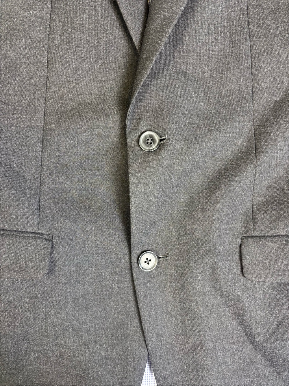 Beautiful Egara 38 Long Blazer Grey Slim Fit Like New Made in Ethiopia - Picture 2 of 12